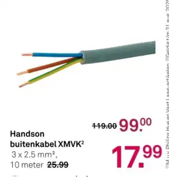 Karwei Handson buitenkabel XMVK² aanbieding
