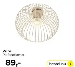 Lampidee Wire Plafondlamp aanbieding