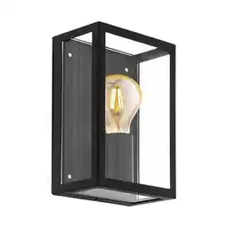 Praxis EGLO wandlamp Alamonte 1 zwart E27 aanbieding