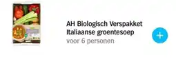 Albert Heijn AH Biologisch Verspakket Italiaanse groentesoep aanbieding