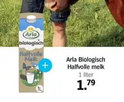 Albert Heijn Arla Biologisch Halfvolle melk aanbieding