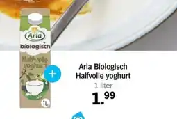 Albert Heijn Arla Biologisch Halfvolle yoghurt aanbieding