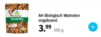 Albert Heijn AH Biologisch Walnoten ongebrand aanbieding