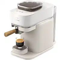 Bol.com PHILIPS Baristina Semi-automatische espressomachine Wit aanbieding