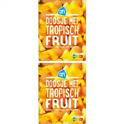 Albert Heijn AH Doosje met tropisch fruit 2-pack aanbieding