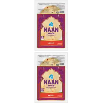 Albert Heijn AH Naan garlic & coriander 2-pack aanbieding