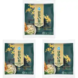Albert Heijn AH Udon noedels kant en klaar 3-pack aanbieding