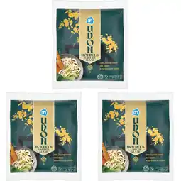 Albert Heijn AH Udon noedels kant en klaar 3-pack aanbieding
