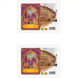 Albert Heijn AH Mini naan brood volkoren 2-pack aanbieding
