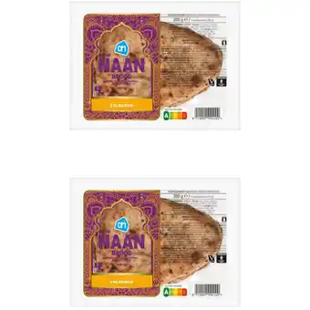 Albert Heijn AH Mini naan brood volkoren 2-pack aanbieding