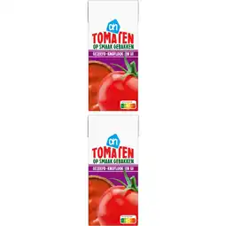 Albert Heijn AH Op smaak gebakken tomaten 2-pack aanbieding