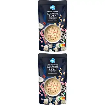 Albert Heijn AH Mediterrane bloemkool soep 2-pack aanbieding
