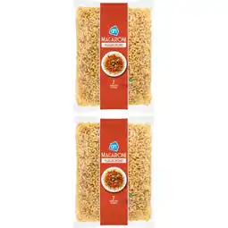 Albert Heijn AH Macaroni vlugkokend 2-pack aanbieding