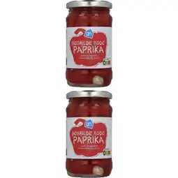 Albert Heijn AH Gegrilde rode paprika 2-pack aanbieding