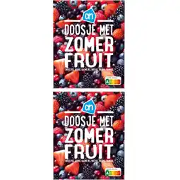 Albert Heijn AH Doosje met zomerfruit 2-pack aanbieding