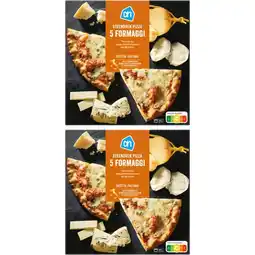 Albert Heijn AH Steenoven pizza 5 formaggi 2-pack aanbieding