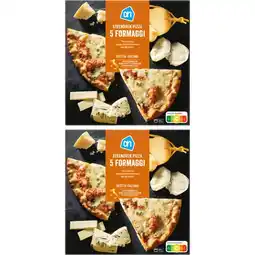 Albert Heijn AH Steenoven pizza 5 formaggi 2-pack aanbieding