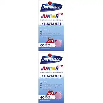 Albert Heijn Davitamon Multivitamine Framboos 2-pack aanbieding
