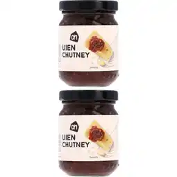 Albert Heijn AH Uien chutney 2-pack aanbieding