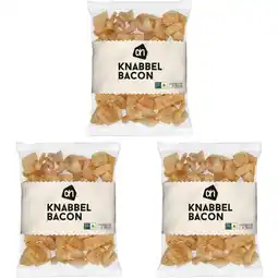 Albert Heijn AH Knabbelbacon 3-pack aanbieding