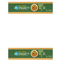 Albert Heijn AH Gele linzen spaghetti 2-pack aanbieding