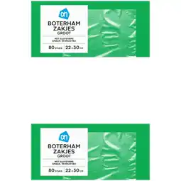 Albert Heijn AH Boterhamzakjes 2-pack aanbieding