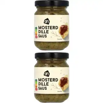 Albert Heijn AH Mosterd dillesaus 2-pack aanbieding