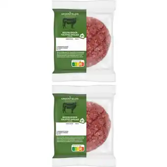 Albert Heijn AH Beefburger truffelsmaak 2 stuks 2-pack aanbieding