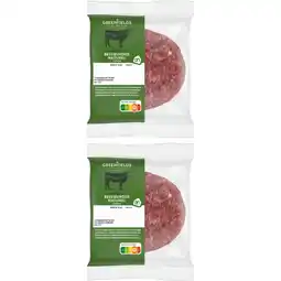 Albert Heijn AH Beefburger naturel 2 stuks 2-pack aanbieding