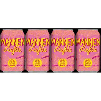 Albert Heijn AH Mannenliefde 4-pack aanbieding
