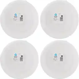 Albert Heijn AH Bord rond wit bagasse 260mm 4-pack aanbieding