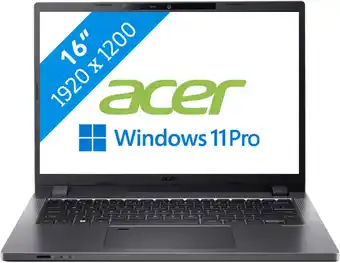 Coolblue Acer TravelMate P2 16 TMP216-51-G2-TCO-77R7 QWERTY aanbieding