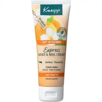 Douglas Kneipp Handcrème Soft In Seconds Express Abrikoos aanbieding