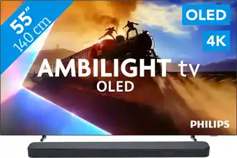 Coolblue Philips Ambilight 55'' OLED760 4K (2025) + JBL Bar 300 M2 Zwart aanbieding