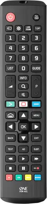 Coolblue One for All URC4911 LG Afstandsbediening aanbieding