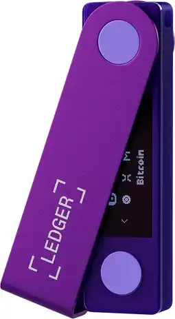 Coolblue Ledger Nano X Paars Amethist aanbieding