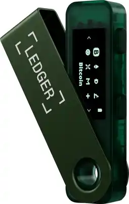 Coolblue Ledger Nano S Plus Emerald Green aanbieding