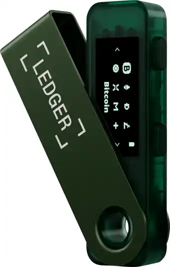 Coolblue Ledger Nano S Plus Emerald Green aanbieding