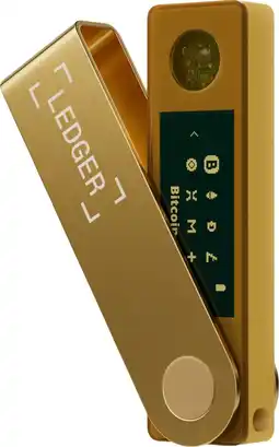 Coolblue Ledger Nano X Gold aanbieding