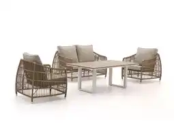 Kees Smit Manifesto Ortello/Fidenza lounge diningset 4-delig 4-zits aanbieding