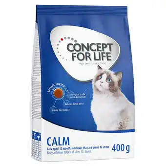 Zooplus 400g Calm Concept for Life Kattenvoer aanbieding