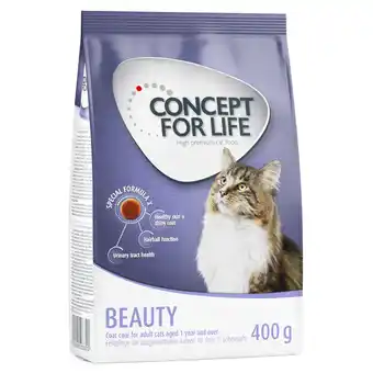 Zooplus 400g Beauty Concept for Life Kattenvoer aanbieding