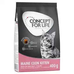 Zooplus 400g Maine Coon Kitten Concept for Life Kattenvoer aanbieding