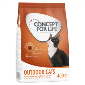 Zooplus 400g Outdoor Cats Concept for Life Kattenvoer aanbieding