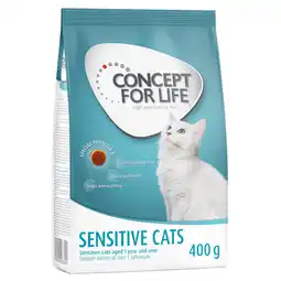 Zooplus 400g Sensitive Cats Concept for Life Kattenvoer aanbieding