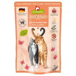 Zooplus 6x85g GranataPet DeliCatessen Kalf & Konijn Kattenvoer aanbieding