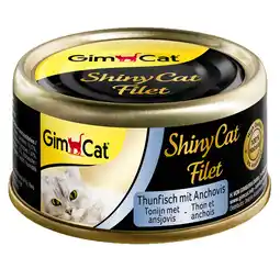 Zooplus GimCat ShinyCat Kattenvoer 6 x 70 g - Tonijn & Ansjovis aanbieding