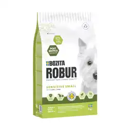 Zooplus Dubbelpak: 2x7,5kg Bozita Robur Adult Small Breed Sensitive Lamb droogvoer voor honden aanbieding