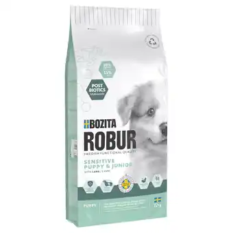 Zooplus Dubbelpak: 2x12kg Bozita Robur Sensitive Graanvrij Puppy Lam droog hondenvoer aanbieding