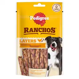 Zooplus 60g Pedigree Ranchos Layers kipsnacks voor honden aanbieding